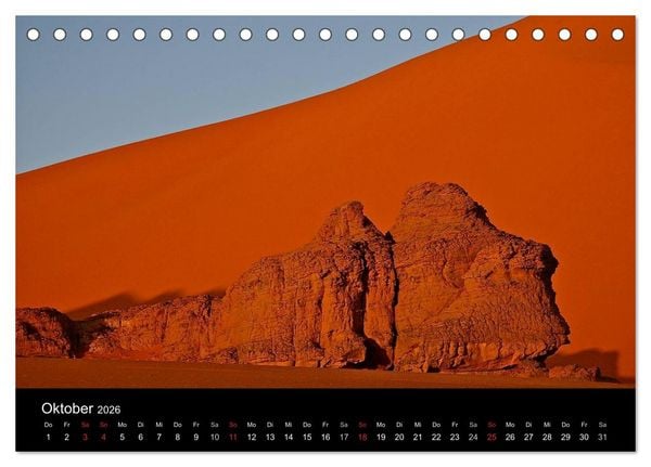 Produktbild: Sahara - S&uuml;dalgerien (Tischkalender 2026 DIN A5 quer), CALVENDO Monatskalender