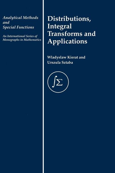 Produktbild: Distribution, Integral Transforms and Applications