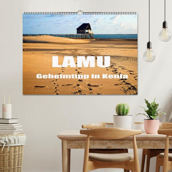 Produktbild: Lamu - Geheimtipp in Kenia (Wandkalender 2026 DIN A2 quer), CALVENDO Monatskalender