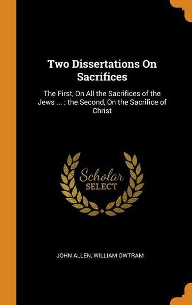 Produktbild: 2 Dissertations On Sacrifices