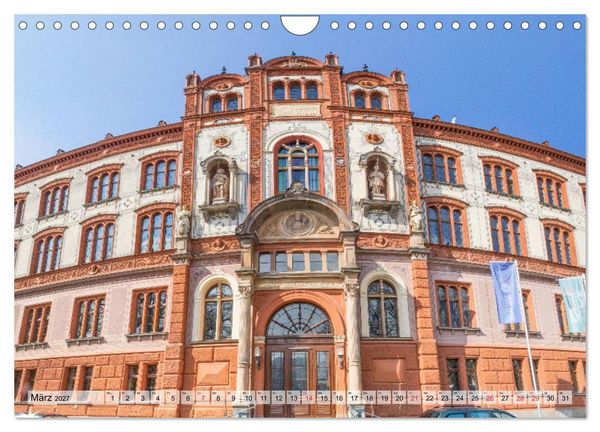 Produktbild: Hansestadt Rostock Historischer Stadtkern bis Warnem&uuml;nde (Wandkalender 2027 DIN A4 quer), CALVENDO Monatskalender