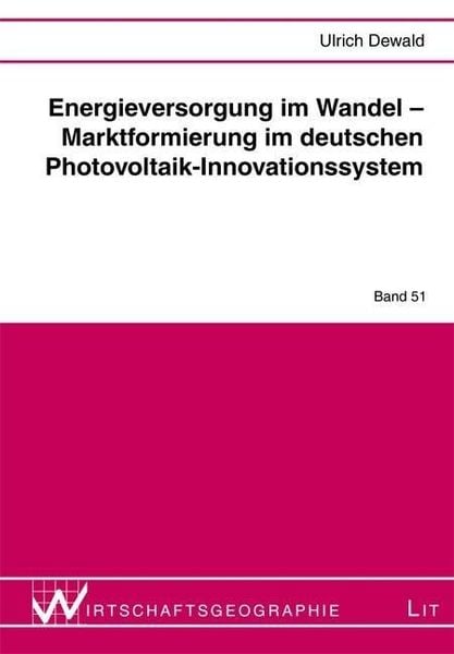 Produktbild: Dewald, U: Energieversorgung im Wandel