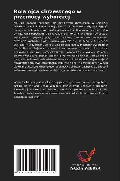 Produktbild: Rola ojca chrzestnego w przemocy wyborczej