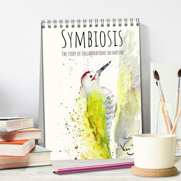 Produktbild: Symbiosis, the story of collaborations in nature (Desk Calendar 2026 DIN A5 portrait), CALVENDO 12 Month DeskCalendar