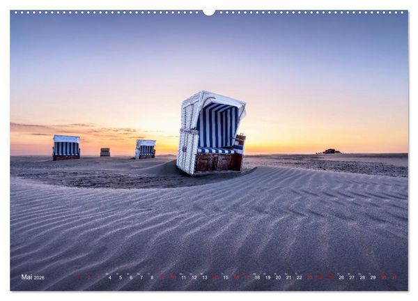 Produktbild: Nordseeurlaub in St. Peter-Ording (hochwertiger Premium Wandkalender 2026 DIN A2 quer), Kunstdruck in Hochglanz