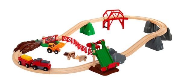 Produktbild: BRIO World - Gro&szlig;es Bahn Bauernhof-Set