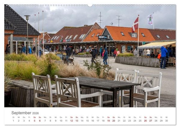Produktbild: D&auml;nemark - Henne Strand (hochwertiger Premium Wandkalender 2026 DIN A2 quer), Kunstdruck in Hochglanz