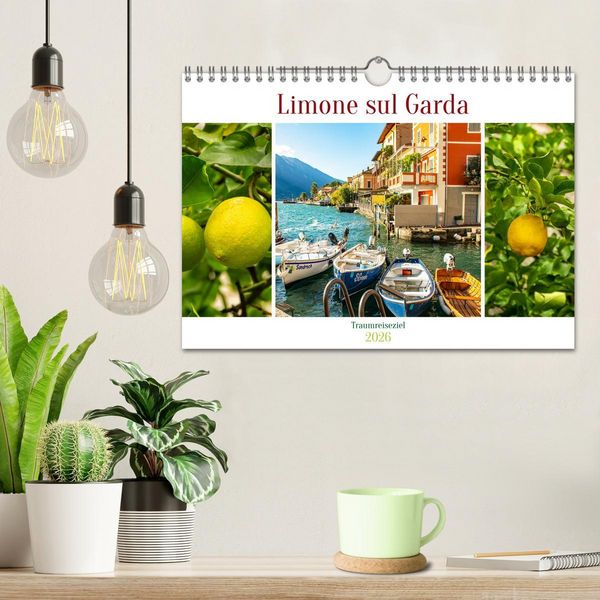 Produktbild: Limone sul Garda - Traumreiseziel (Wandkalender 2026 DIN A4 quer), CALVENDO Monatskalender