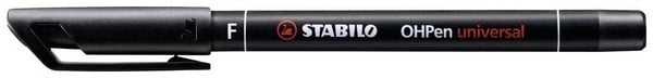 Produktbild: STABILO Folienstift OHPen F 0,7mm permanent schwarz