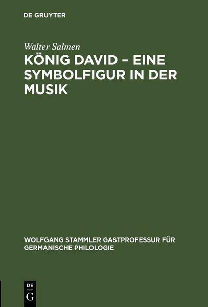 Produktbild: K&ouml;nig David - Eine Symbolfigur in der Musik