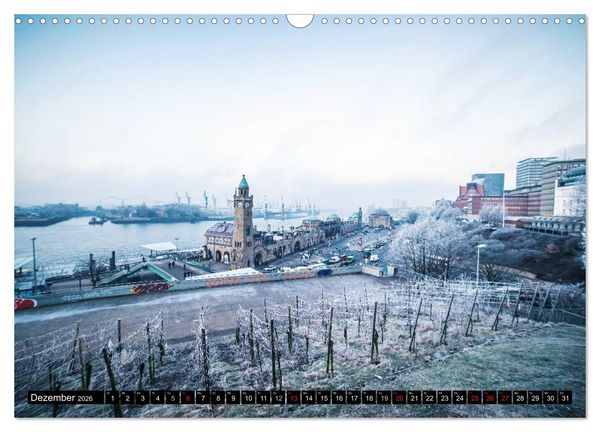 Produktbild: Hamburg - die sch&ouml;nste Stadt der Welt (Wandkalender 2026 DIN A3 quer), CALVENDO Monatskalender