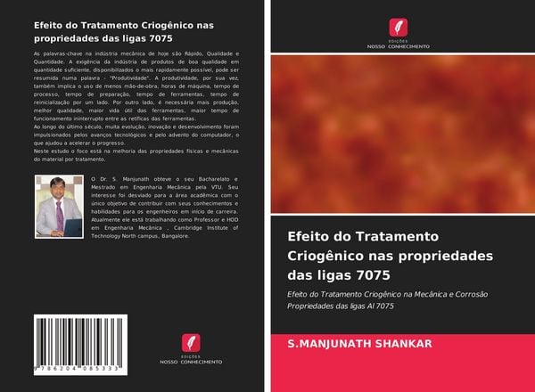 Produktbild: Efeito do Tratamento Criog&ecirc;nico nas propriedades das ligas 7075