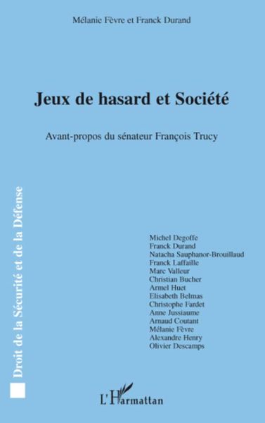 Produktbild: Jeux de hasard et Soci&eacute;t&eacute;
