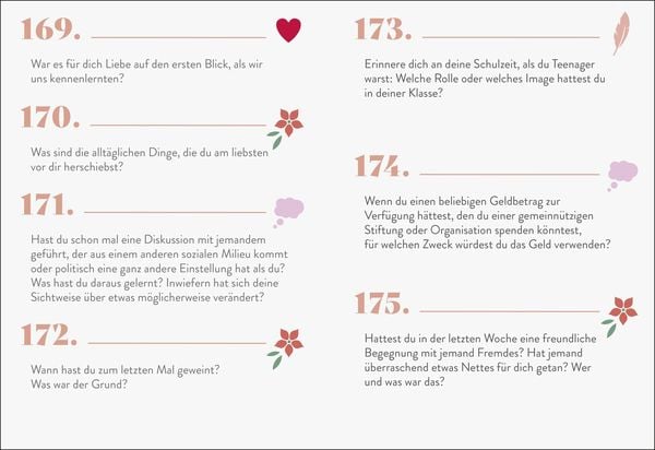 'Der Liebeskompass - 365 Fragen für Paare' von 'Groh Verlag' - Buch - '978-3-8485-0226-4'