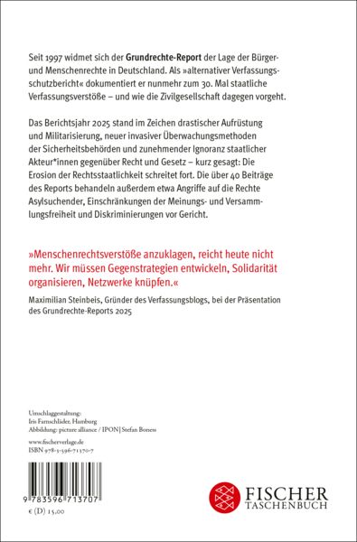Produktbild: Grundrechte Report 2026