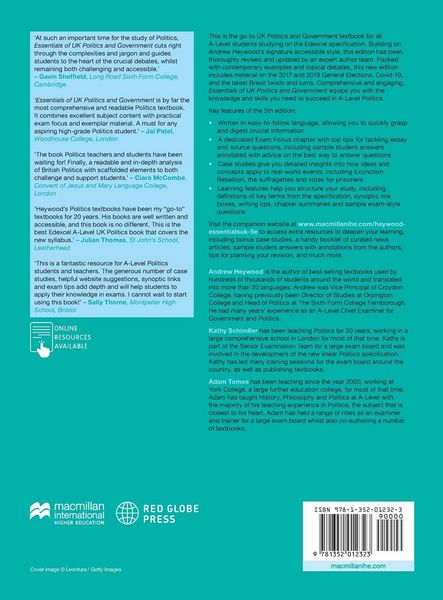 Produktbild: Essentials of UK Politics and Government