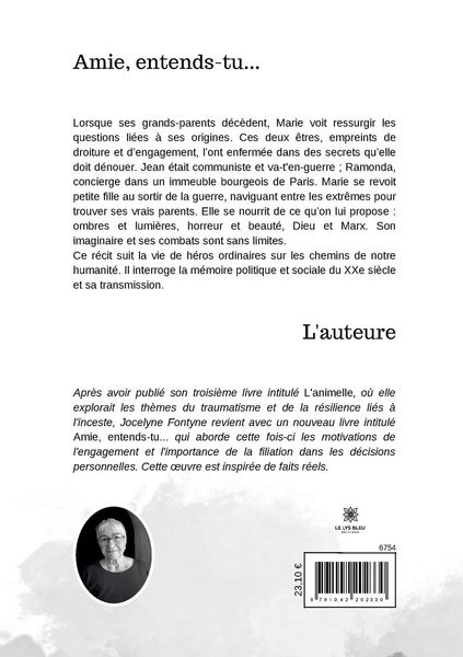 Produktbild: Jocelyne Fontyne: Amie, entends-tu...