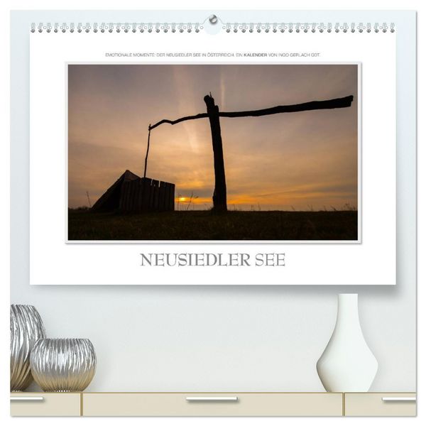 Produktbild: Neusiedler See / CH-Version (hochwertiger Premium Wandkalender 2026 DIN A2 quer), Kunstdruck in Hochglanz