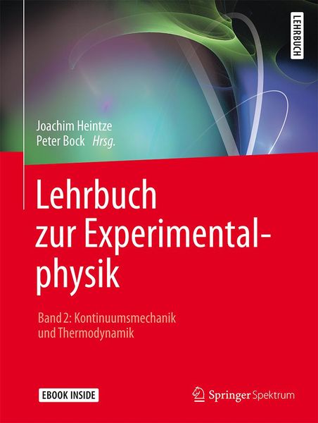 Produktbild: Lehrbuch zur Experimentalphysik Band 2: Kontinuumsmechanik und Thermodynamik