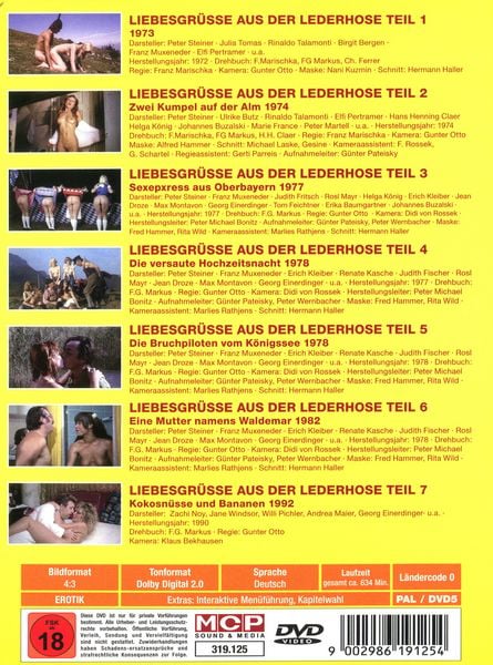 Produktbild: Liebesgr&uuml;&szlig;e aus der Lederhose Teil 1-7 [7 DVDs]