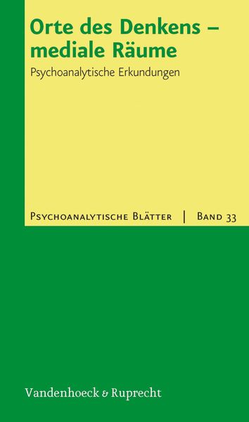Produktbild: Orte des Denkens - mediale R&auml;ume
