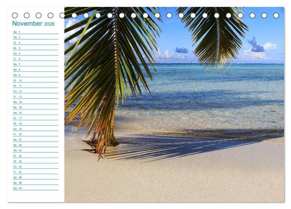 Produktbild: Franz&ouml;sisch-Polynesien - Trauminseln im S&uuml;dpazifik (Tischkalender 2026 DIN A5 quer), CALVENDO Monatskalender