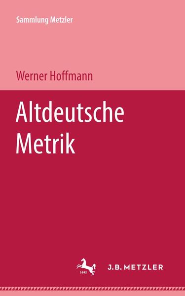 Produktbild: Altdeutsche Metrik