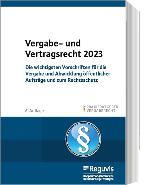 Vergabe- und Vertragsrecht 2024, Paperback von Mark Wietersheim,Christopher Zeiss, Reguvis Fachmedien, 978-3-8462-1047-5