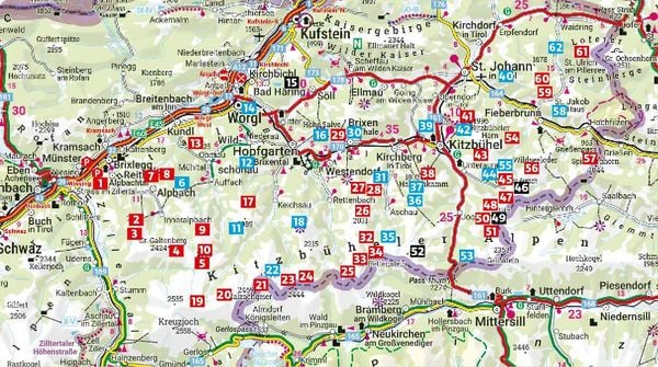 Produktbild: ROTHER Wanderf&uuml;hrer Kitzb&uuml;heler Alpen. 62 Touren um Alpbach, in der Wildsch&ouml;nau, im Brixental, bei St. Johann und im Pillerseetal