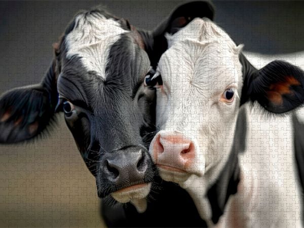 Produktbild: CALVENDO Puzzle Bezaubernde Gesichter | 1000 Teile Lege-Gr&ouml;&szlig;e 64x48cm Foto-Puzzle f&uuml;r gl&uuml;ckliche Stunden