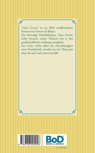 Produktbild: Vater Goriot