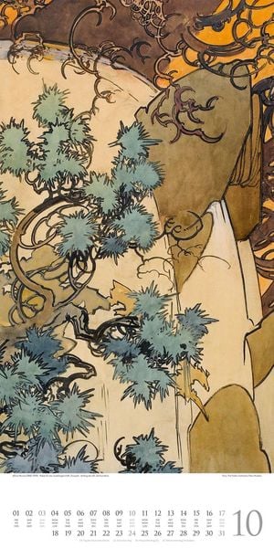 Produktbild: Alfons Mucha Kalender 2027