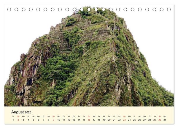 Produktbild: Im Land der Inka (Tischkalender 2026 DIN A5 quer), CALVENDO Monatskalender