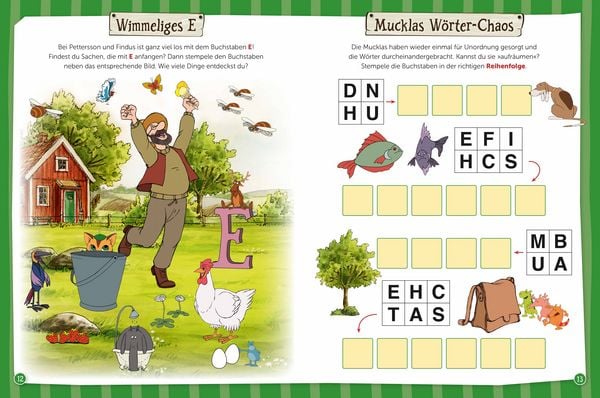 Produktbild: Pettersson und Findus: Mein gro&szlig;es ABC-Stempelbuch