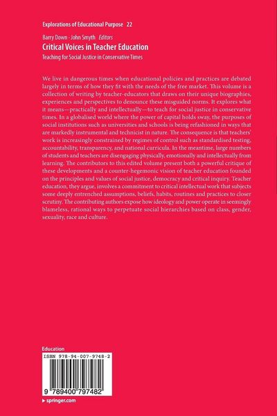 Produktbild: Critical Voices in Teacher Education
