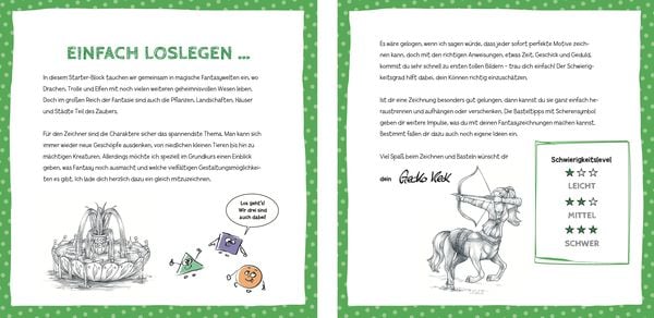 Produktbild: Die Kunst des Zeichnens f&uuml;r Kinder Starter-Block - Fantasy