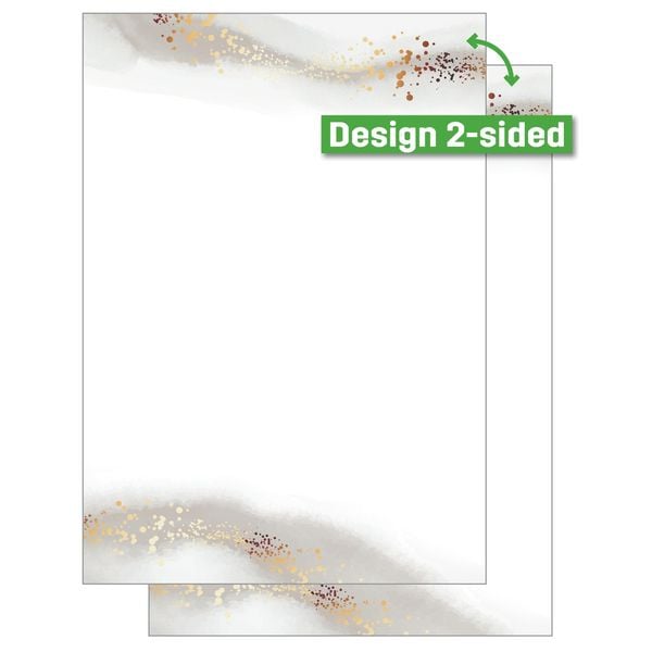Produktbild: Motivpapier beige/gold DIN A4 90g/m&sup2; 100 Blatt