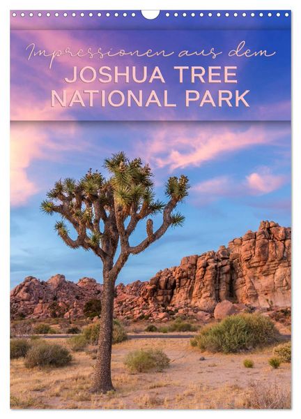 Produktbild: Impressionen aus dem JOSHUA TREE NATIONAL PARK (Wandkalender 2026 DIN A3 hoch), CALVENDO Monatskalender