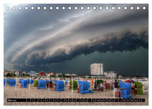 Produktbild: Urlaub in Warnem&uuml;nde (Tischkalender 2026 DIN A5 quer), CALVENDO Monatskalender