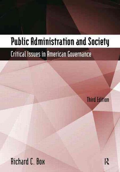 Produktbild: Box, R: Public Administration and Society