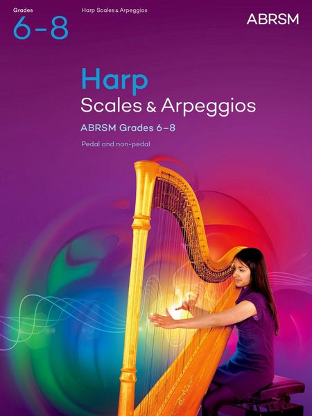 Produktbild: Scales and Arpeggios for Harp, ABRSM Grades 6-8, from 2025