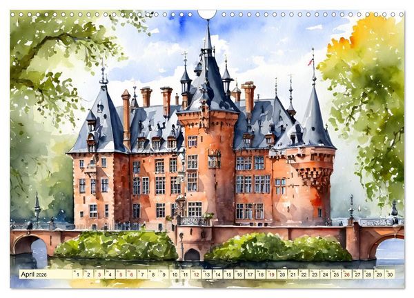 Produktbild: Zauberhafte Niederlande (Wandkalender 2026 DIN A3 quer), CALVENDO Monatskalender