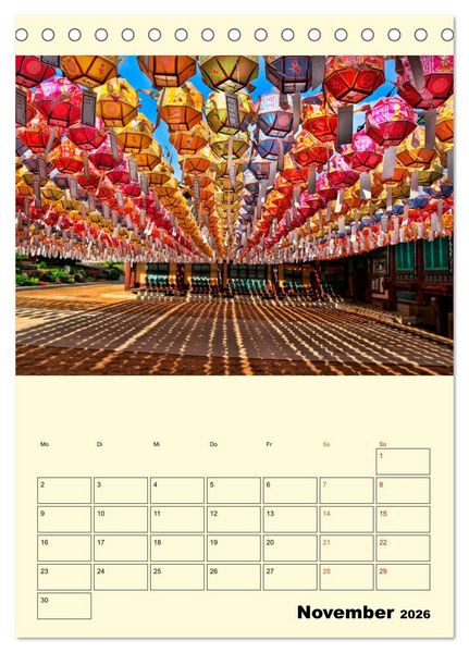 Produktbild: S&uuml;dkorea - Tradition und Hightech (Tischkalender 2026 DIN A5 hoch), CALVENDO Monatskalender