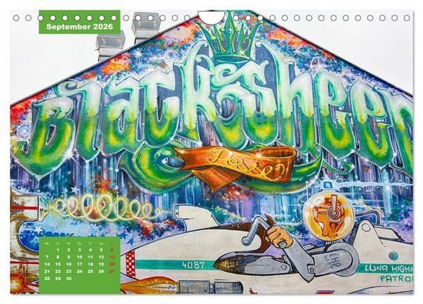 Produktbild: Graffiti (Wandkalender 2026 DIN A4 quer), CALVENDO Monatskalender