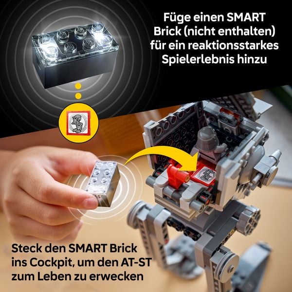 Produktbild: LEGO Star Wars 75424 SMART Play: AT-ST Angriff auf Endor, Spielzeug ab 8