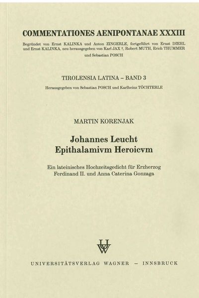 Johannes Leucht: Epithalamivm Heroicvm