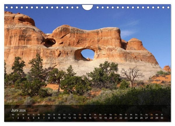Produktbild: Der S&uuml;dwesten der USA (Wandkalender 2026 DIN A4 quer), CALVENDO Monatskalender