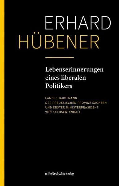Produktbild: Lebenserinnerungen eines liberalen Politikers