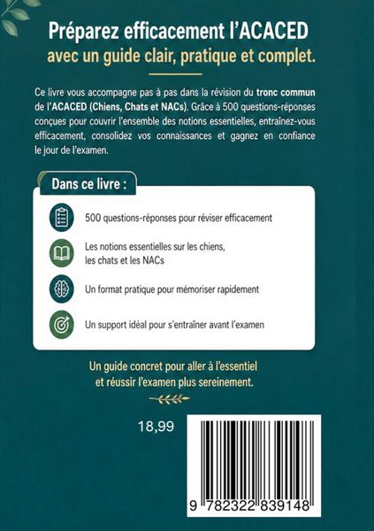 Produktbild: ACACED 500 Questions r&eacute;ponses