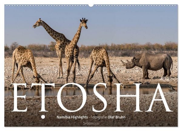 Produktbild: ETOSHA &ndash; Namibia Highlights (Wandkalender 2026 DIN A2 quer), CALVENDO Monatskalender